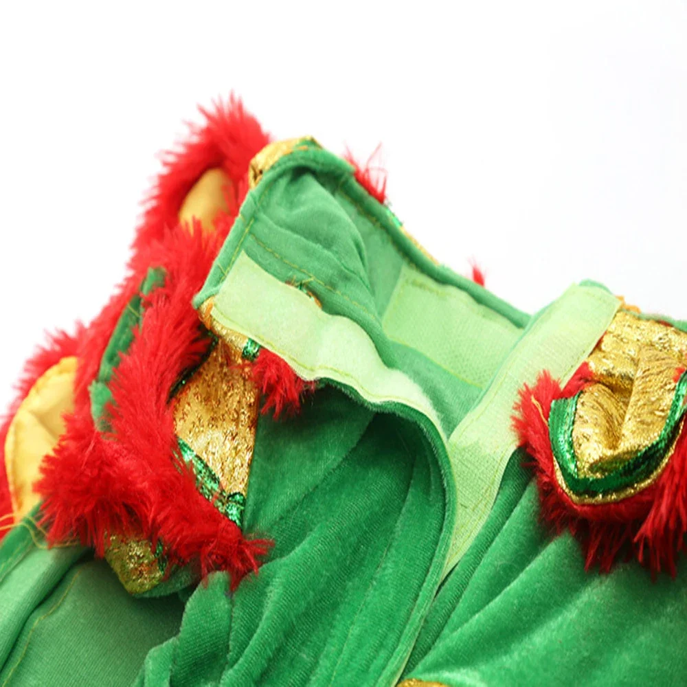 Dog Lion Dance Costume Funny Clothes Pet Lion Dance Dress Four-Legged Suit Comfortable Casual For Festival Partly Christmas image 3