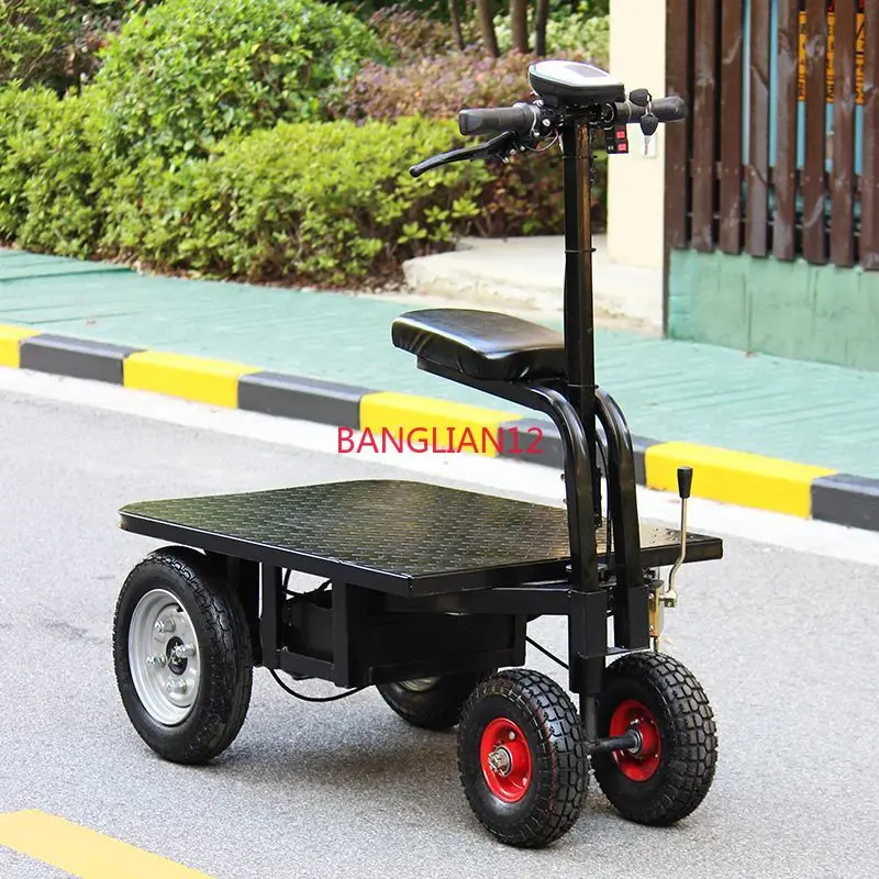 Cargo handling three-wheeled electric vehicles, stall trolleys