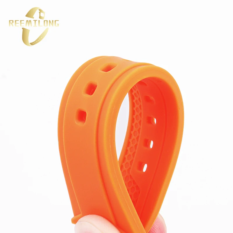 Ремешок силиконовый для часов, резиновый мужской браслет для часов Timex Adventure дыхательный IQ T2N720 T2N721, 24 х16 мм, с выпуклым соединением, черный синий зеленый оранжевый