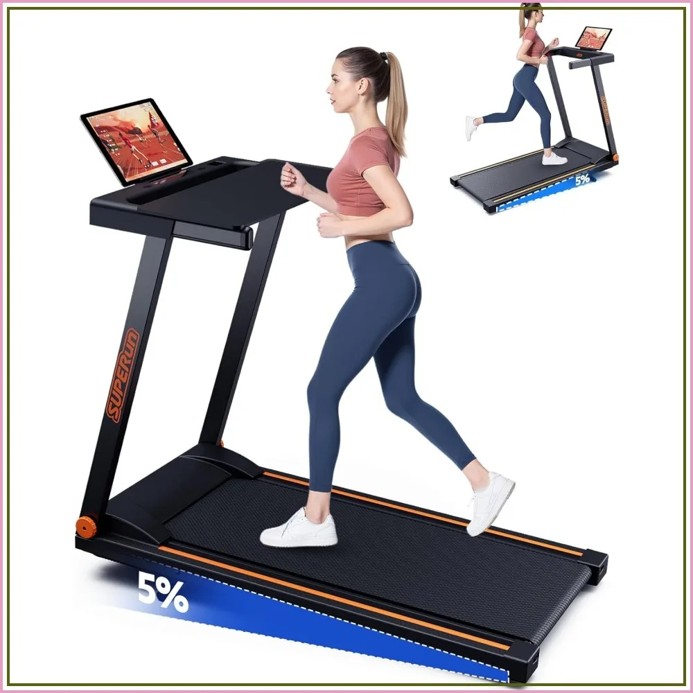 3-in-1 Under Desk Treadmill with Incline, Smart App Control, 300LB Capacity, Quiet Foldable for Home Office
