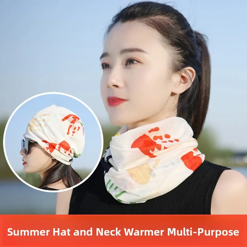 

Summer Lightweight Magic Headscarf Scarf Hat Casual Outdoor Sports Face Mask Cover for Cycling And Riding Unisex Youth Size
