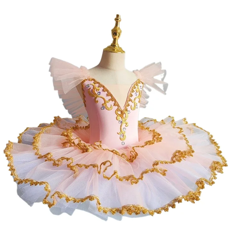 

Vestido De Fiesta De Ballet Profesional Para Niña Performance Dress Tutu ropa ballet niña kids girls clothes dance costume
