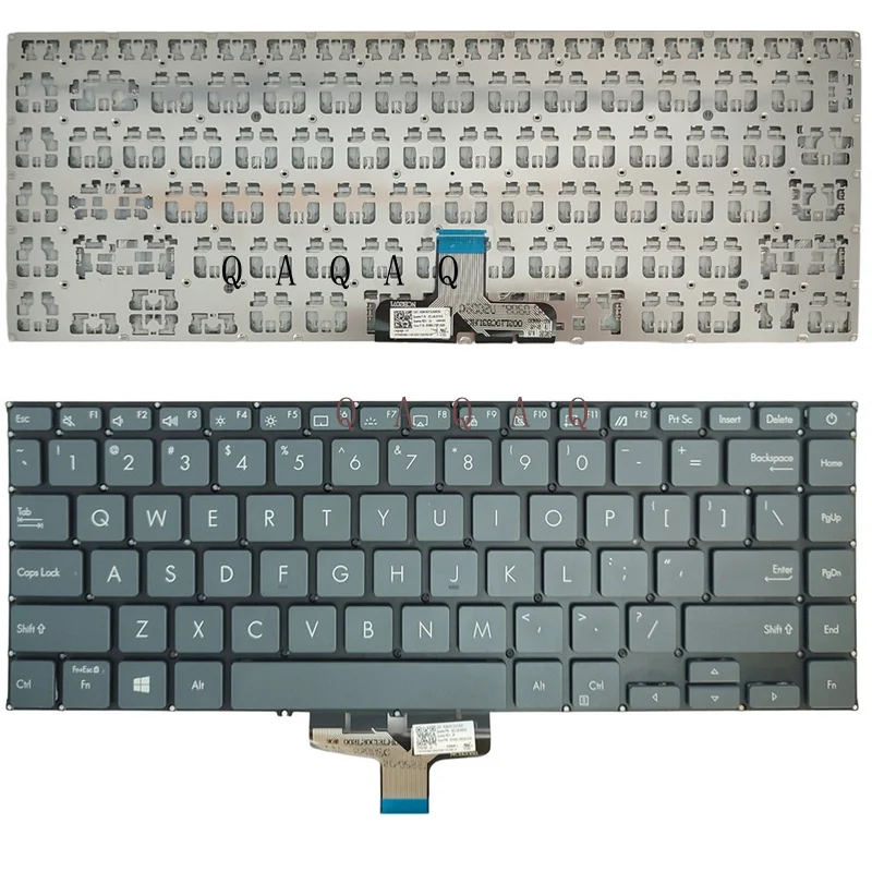 

Клавиатура QA US для ASUS UX435 UX435EAL UX435EGUS UX435EA UX435EGL Серая