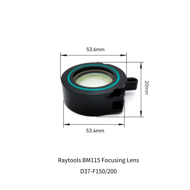 Raysoar lensa fokus perakitan kolcocok, D30 F125 F100 F150 F200 untuk Raytools BT240S BM115 kepala pemotong Laser