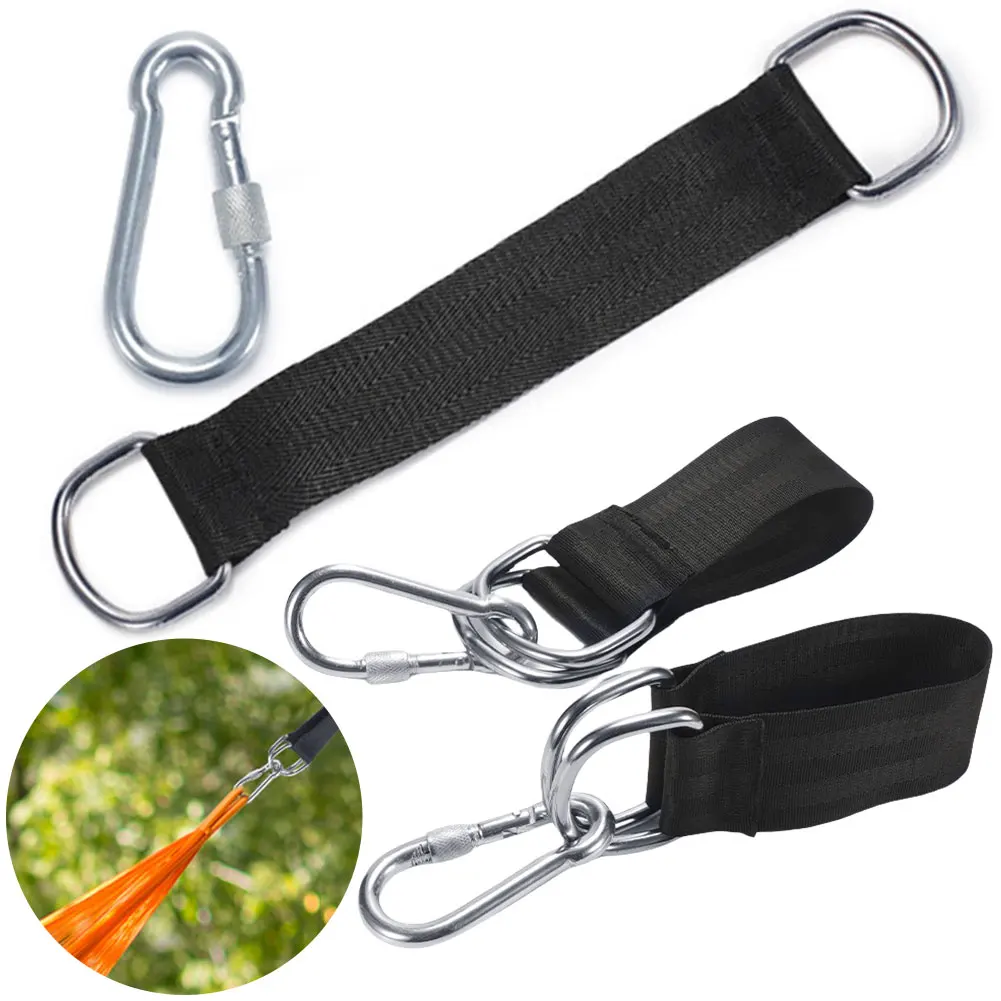 

Ремни для подвесных качелей, сверхпрочные, с удлинителем для одной перекладины, регулируемый крюк-кольцо, многофункциональный соединитель для использования на улице