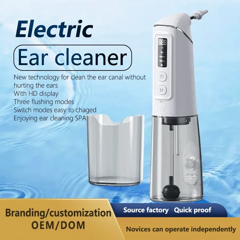 Electric Smart Water Wash ear clean kit Portable Electric EarWax Removal ear cleaning machine ear washing device