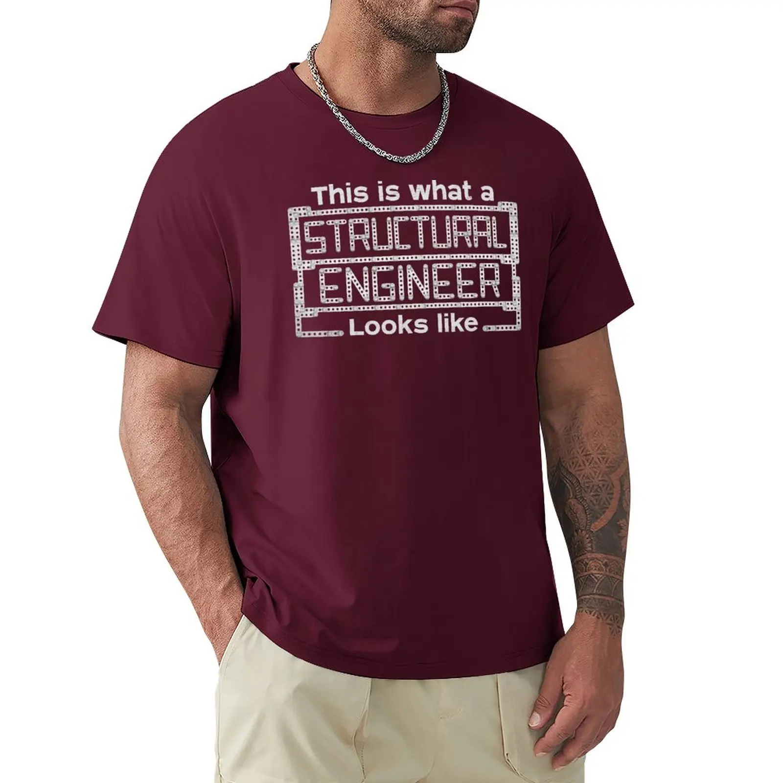 This Is What A Structural Engineer Looks Like T-Shirt summer tops tees kawaii clothes t shirt men