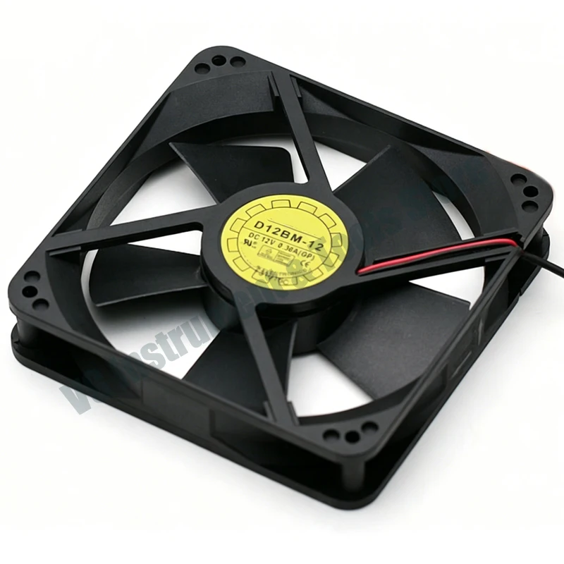 Neu für Yue Lun Yaln D12BM-12 12025 12V 0,30A 12CM Netzteil für PC-Gehäuse-Lüfter – Detail 3