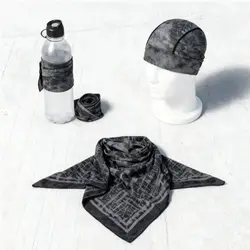 Gorra interior ciclismo con pañuelo, transpirable secado rápido