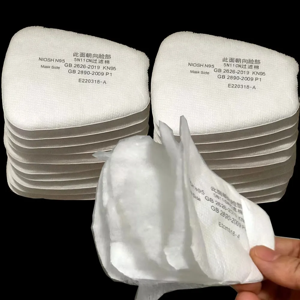 5N11 Dust Cotton Filter Paper 501 Holder For 3M 6001/6200/7502/6800 Chemical Spraying Painting Respirator Gas Mask Accessories