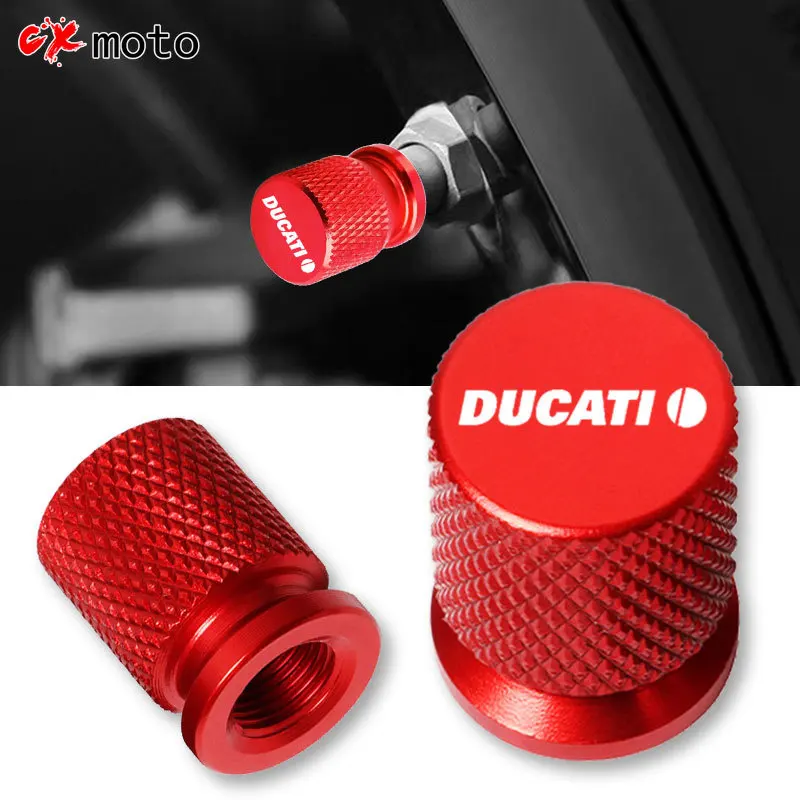 

For Ducati Multistrada 950 1100 1260 1200 S Sport Grand Tour CNC Aluminum Tyre Valve Air Port Cover Cap Motorcycle Accessories