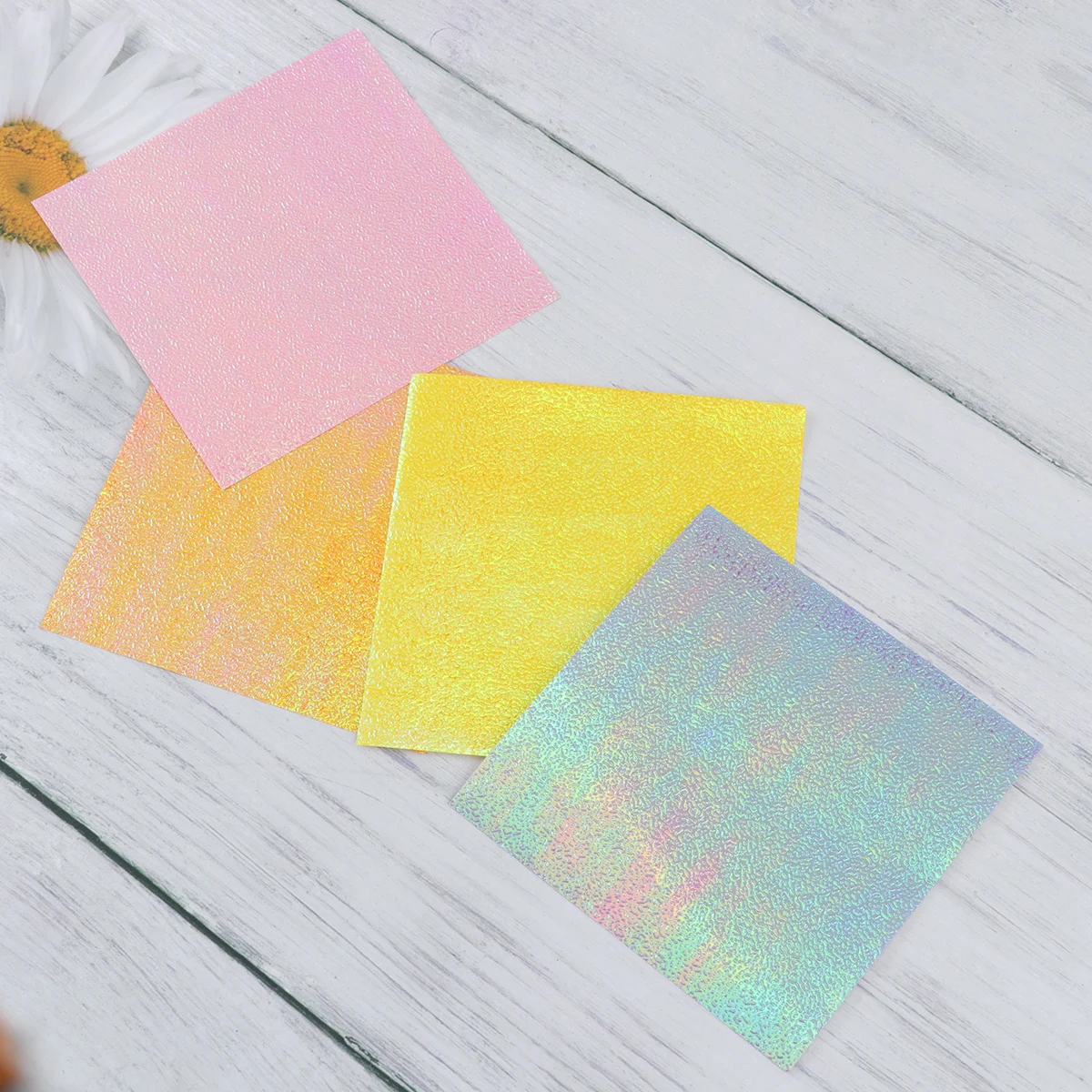 150 peças contas de origami piscantes 10x10cm papel brilhante diy para cartões artesanais menus memorandos publicidade artesanato papel artesanal