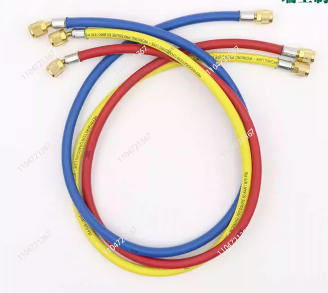 

Vico Refco Snow Planting Refrigerant Gauge Liquid Adding Air Conditioner Pressure R22r410 Pressure Gauge Three-Color Hose