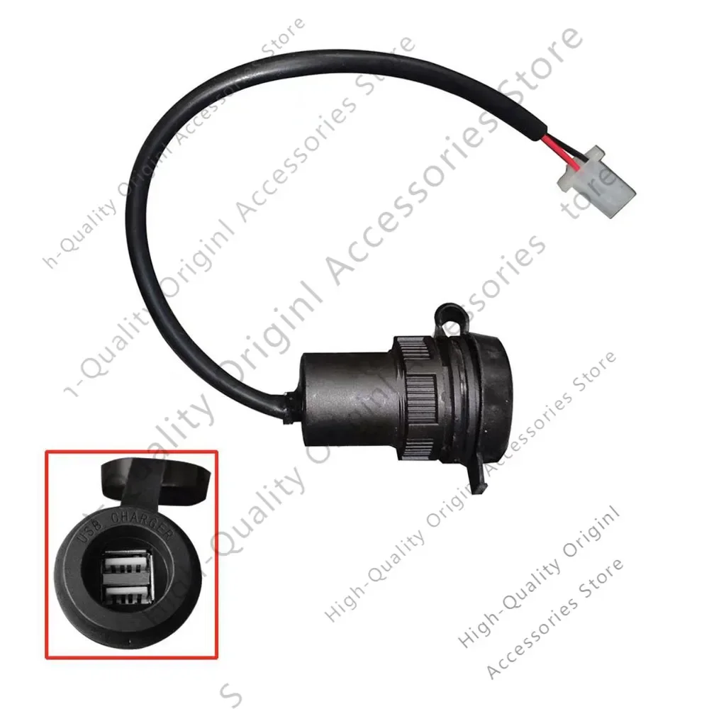 

Motorcycle Accessories USB Charger Dual Port Charging Cable For ZONTES 310V 310X1 310R 310T2