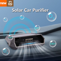Youpin Premium Solar Car Air Purifier Noctilucent License Plate Frame Ozone Deodorization Bacteria Removal Vehicle Air Cleaner