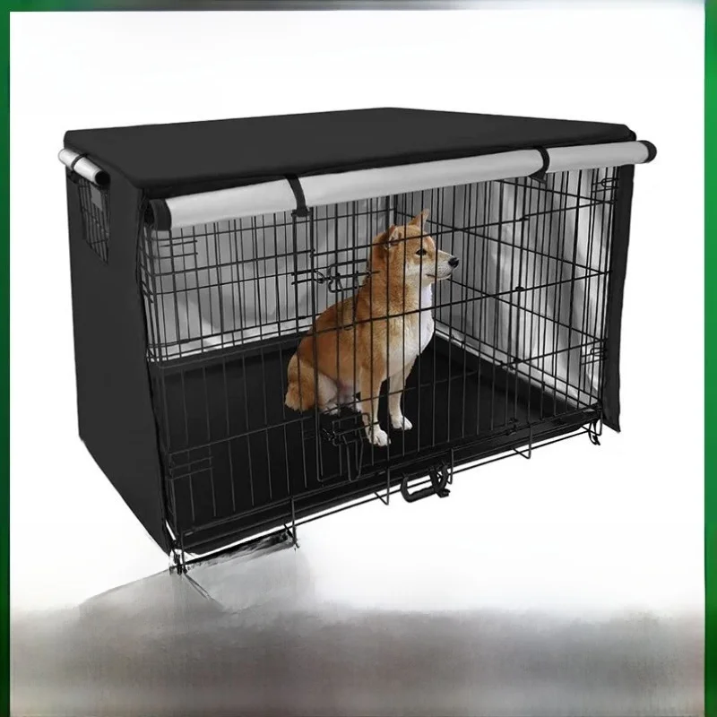 

Portable Dog House Windproof Door Curtain Winter Warmth Protection Dustproof Outdoor elter Dog Cage Windproof elter