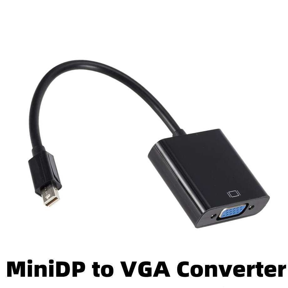 

Nku Mini DisplayPort to VGA Adapter 1080P Mini DP Male to VGA Female Converter Compatible with Thunderbolt-2 Macbook Air iMac PC