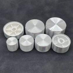 1pcs Aluminum Alloy Potentiometer Knob Cap Encoder Volume Control Audio Knob for 6mm Shaft Hole Knob ( D-axis.)