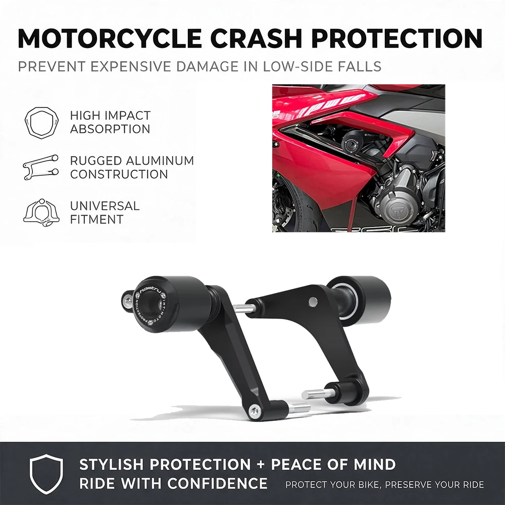 for Triumph Daytona 660 2024-2026 Motorcycle body frame crash protection device suitable