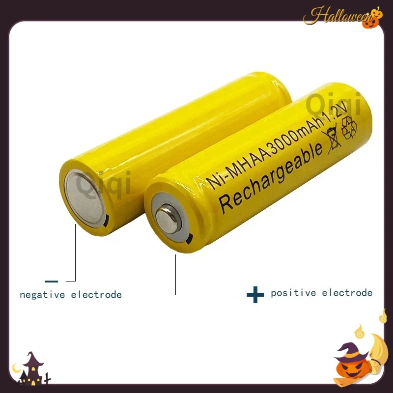 100% original AA1.2V 3000mAh NI MH 1.2V rechargeable battery high-capacity for toy camera microphones LED toys