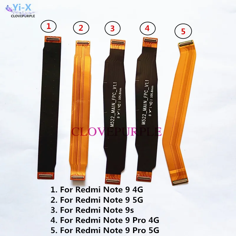 

10pcs/Lot Main Board Motherboard Connect Flex Cable for Xiaomi Redmi Note 9 9s Pro Repair Parts