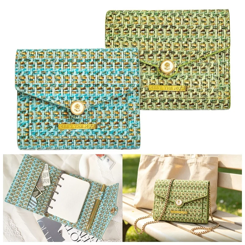 POTENTATE M5 Woven Tweed Loose-Leaf Watercolor Sketchbook 300gsm 100% Cotton Paper Portable Travel Artist Painting Supplies