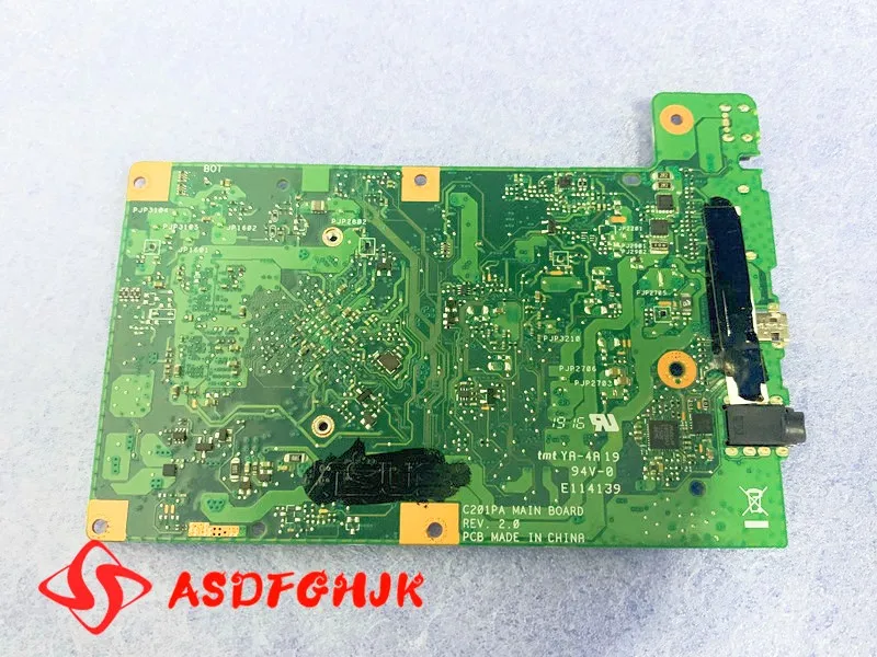 Genuine C201PA Laptop motherboard For Asus C201PA C201P C201 Test original mainboard 4G RAM RK3288C