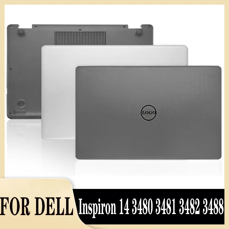 

For Dell Inspiron 14 3480 3481 3482 3493 LCD Rear Lid Back Top Cover Palmrest Upper Bottom Base Case Housing Hinges Black Silver