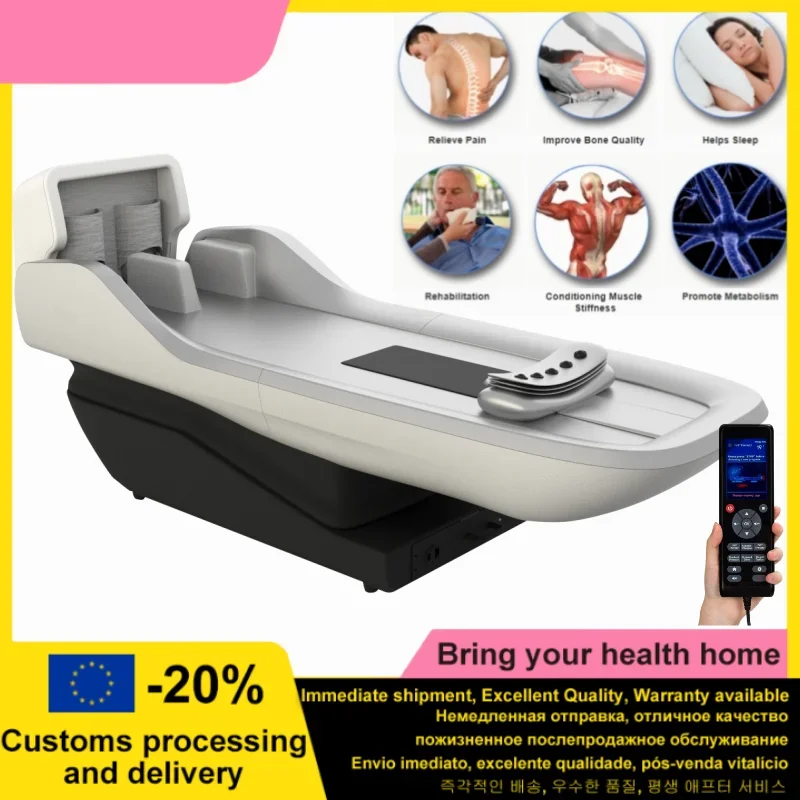 Fully Automatic Massage Bed Chair Help Improve Spine Insomnia Sub-health Stimulation Sensory Heating Sound Vibration Traction