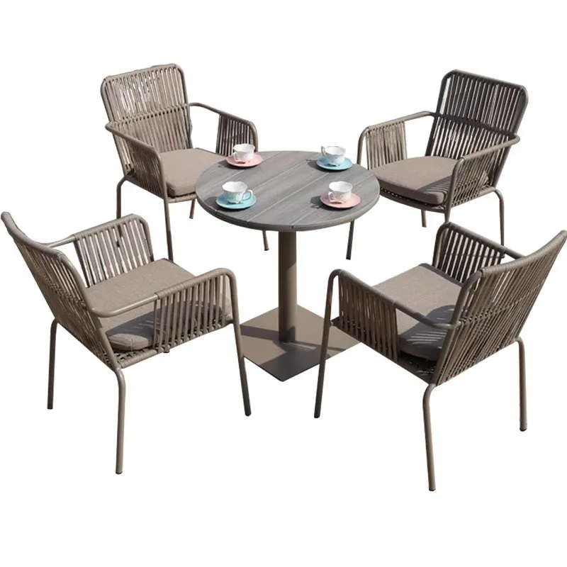 

Outdoor garden tables and chairs, casual dining chairs, waterproof and sunscreen furniture