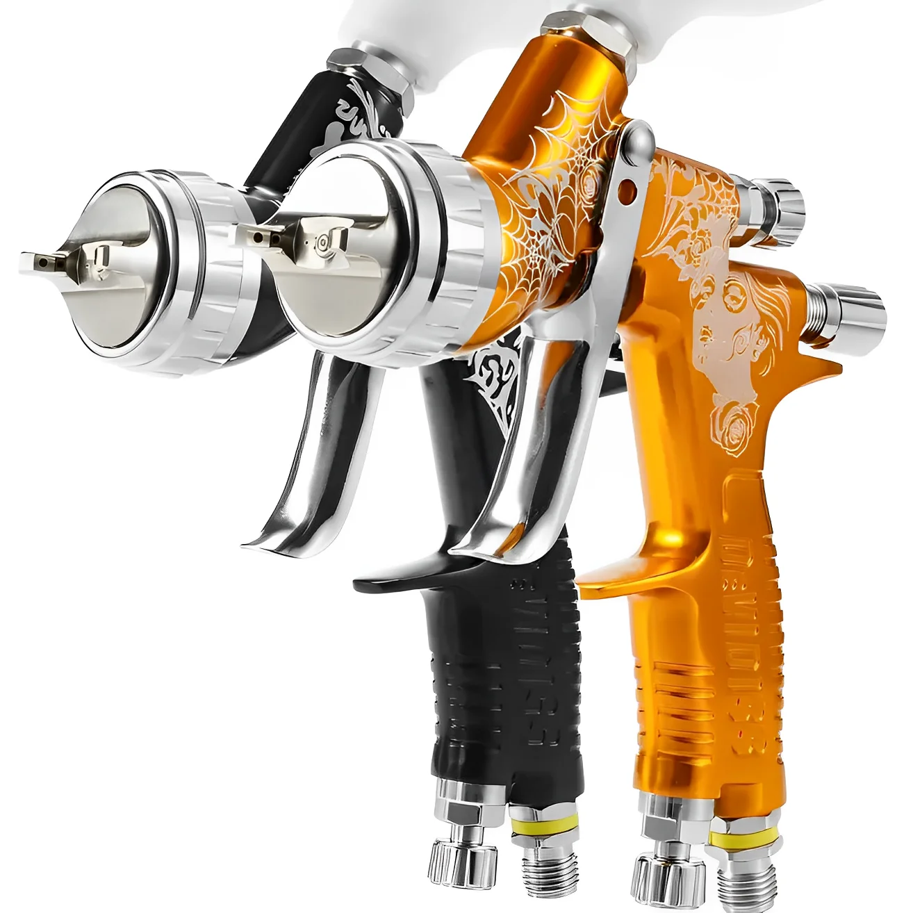 

DEVIDISS GTE Pro TE20 Lite HVLP Spray Gun 1.3mm Nozzle - Perfect for All Automotive Paints, Professional Fine Finish Effect