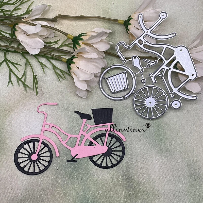 Bicycle decoration Metal Cutting Dies Stencils For DIY Scrapbooking Decorative Embossing Handcraft Die Cutting Template