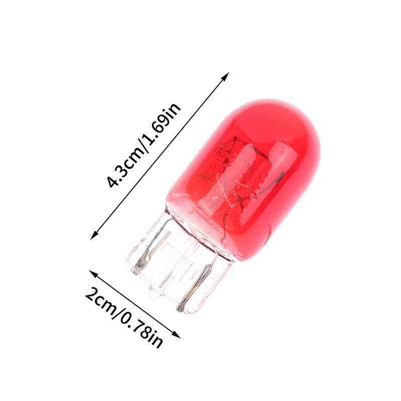 T20 7440 7443 WY21W W21W Halogen Bulbs 7443 W21/5W T20 Super Bright Backup Reversing Light For Car Signal Lamp 12V