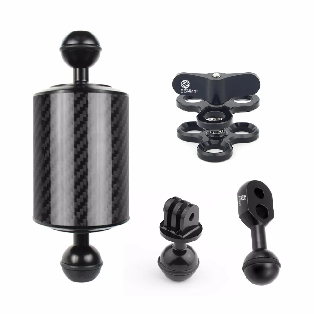 Float Buoyancy Aquatic Arm Dual 1" Ball Arm 5" 8" 10" 12" D60MM DSLR Cam Diving Tray Extend Light Bracket für Gopro OSMO Action – Detail 13