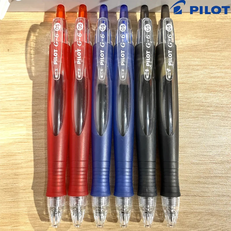 

Japan PILOT BL-G6 Colored Gel Pens 0.5mm Comfortable Grip Signature Pen Business Student Essential Refillable Quality Stationery