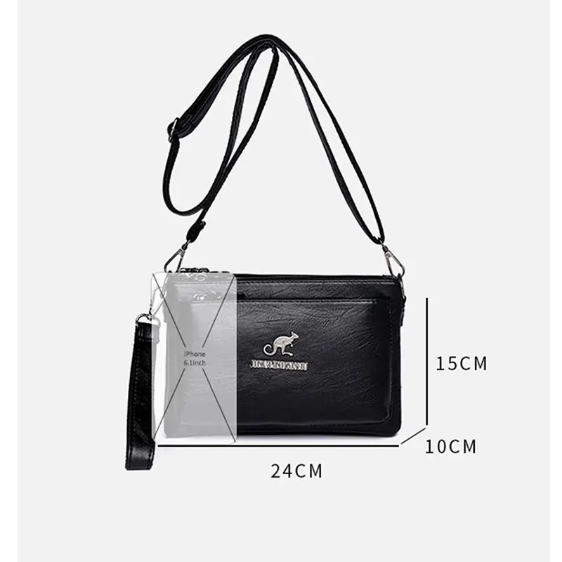 Women Bag Causal Shoulder Messenger Bag Multi Layer Female Crossbody New Trend Fashion Multi Pocket Packs Bolso Mujer Purse