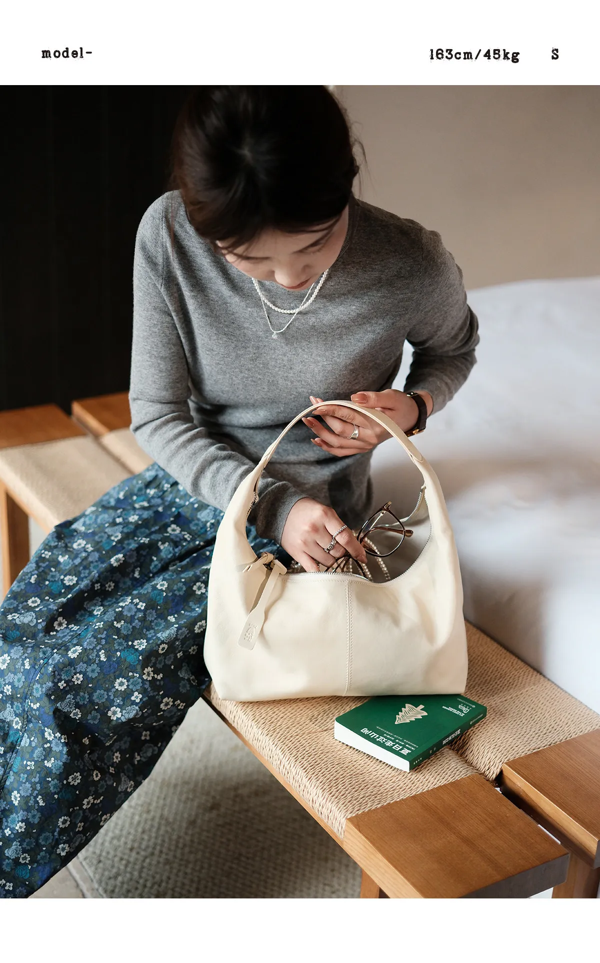 PNDME modische, hochwertige Damen-Umhängetasche aus pflanzlich gegerbtem Rindsleder, lässige Designer-Unterarmtasche aus echtem Leder für Damen – Detail 4