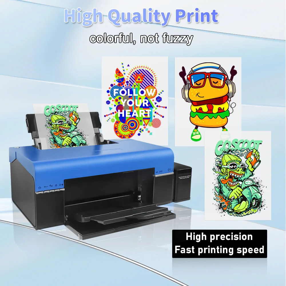 A4 DTF Printer For Epson L805 T shirt Printing Machine Direct to Film Transfer Printer For Fabric Print 8.2inch Impresora dtf