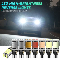 2pcs T15 Car Backup light 921 912 LED Bulbs 45SMD Canbus constant on or Flash 3times mode for Backup Reversing Light 12V red