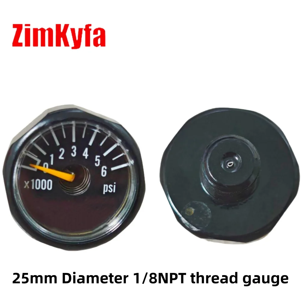 HPA Druckluft Mini Micro Manometer Manometer Manometer W/1/8BSPP(G1/8),1/8NPT Kleines Profil – Detail 17