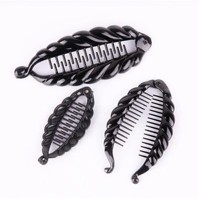 Clip-on Hair Comb Set para mulheres e meninas, clipe de banana, cabelo enrolado, inserir pente, pente lateral, frisado, cocar, moda