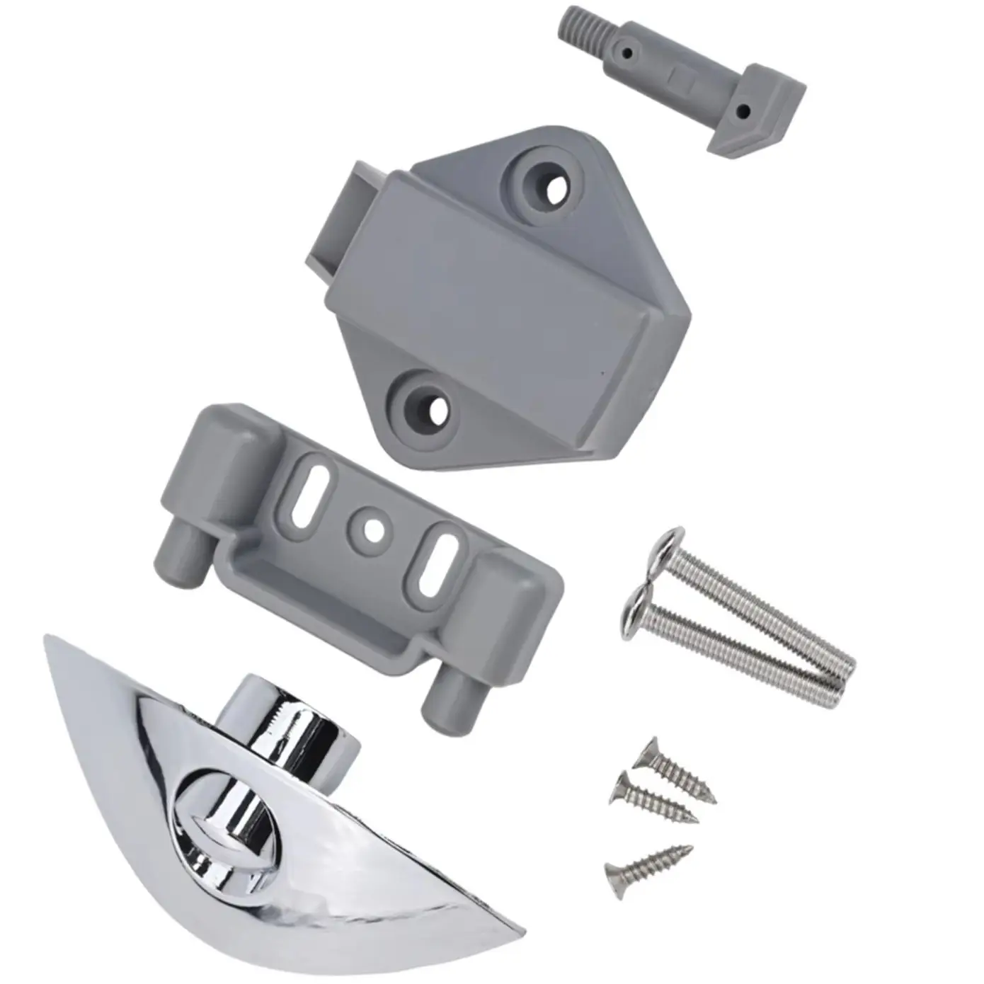 

Boats Cabinet Doors Motorhome Cabinet Easy Installation Silver Trailers Yachts Adjustable Fit Easy Installation