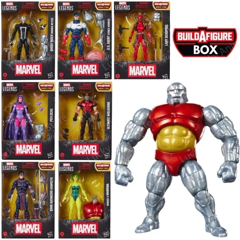 hasbro-marvel-legends-series-baf-figure-lady-deadpool-ghost-rider-psylocke-hawkeye-wolverine-viper-character-statue-model
