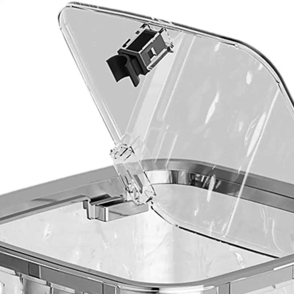 

Mini Desktop Trash Can Versatile Rubbish Container Garbage Can Tiny Trash Can for Kitchen Bedside Table Car Bathroom Coffee Bar