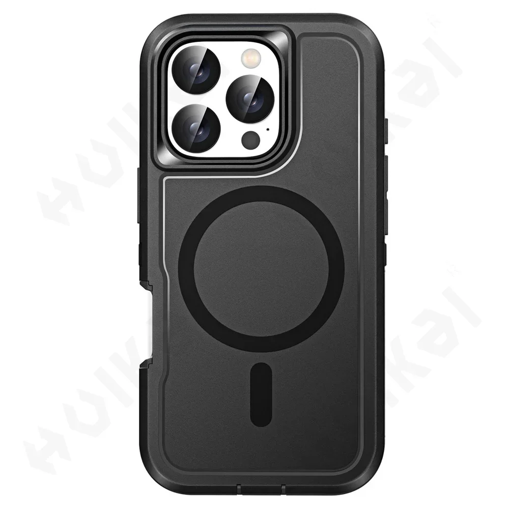 Original Ott Armor Box Hülle für IPhone 16 15 14 13 12 17 Max Plus für Magsafe Wireless Charger Heavy Duty stoßfeste robuste Abdeckung – Detail 8