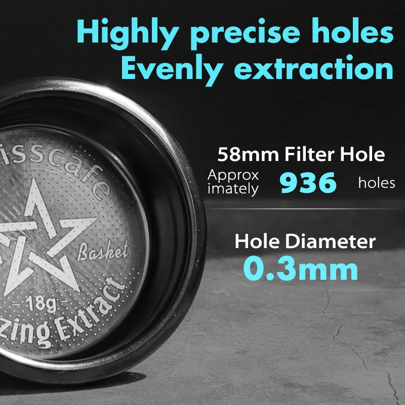 AliKisscafe 58mm Coffee Bottomless Portafilter Naked For E61 Gaggia Hibrew H7 H10a Espresso Machine Accessories Barista Tools