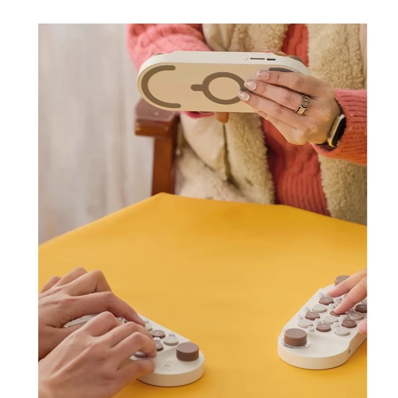 Fapura Pocket Music Keyboard Mini Piano Electronic Piano Learning to Play Sing Arrange MIDI Children's Toy Instruments Bluetooth