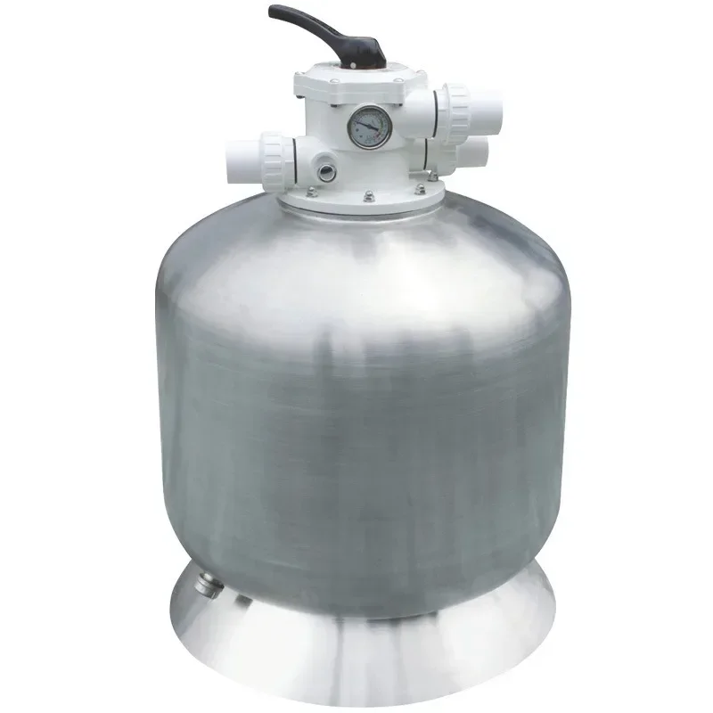 Swimming pool hot spring filter sand tank bath household circulating water treatment equipment stainless steel sand tank filter