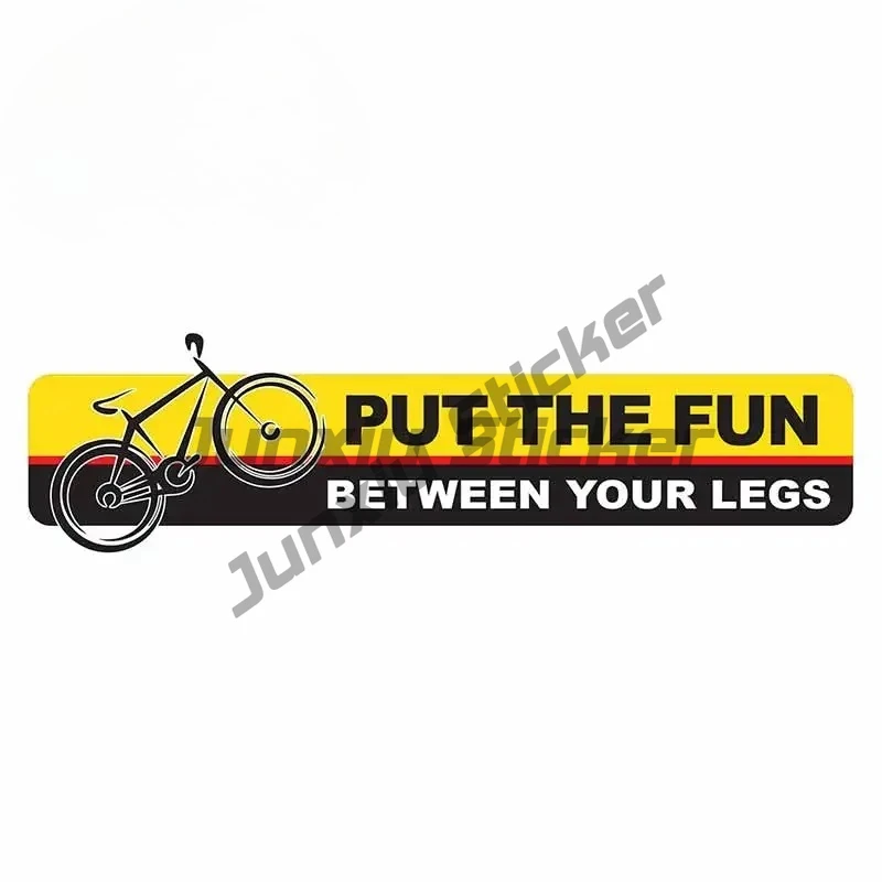 For Put The Fun Between Your Legs Personality Creative Car Stickers Waterproof Decal Fashion DIY Decor