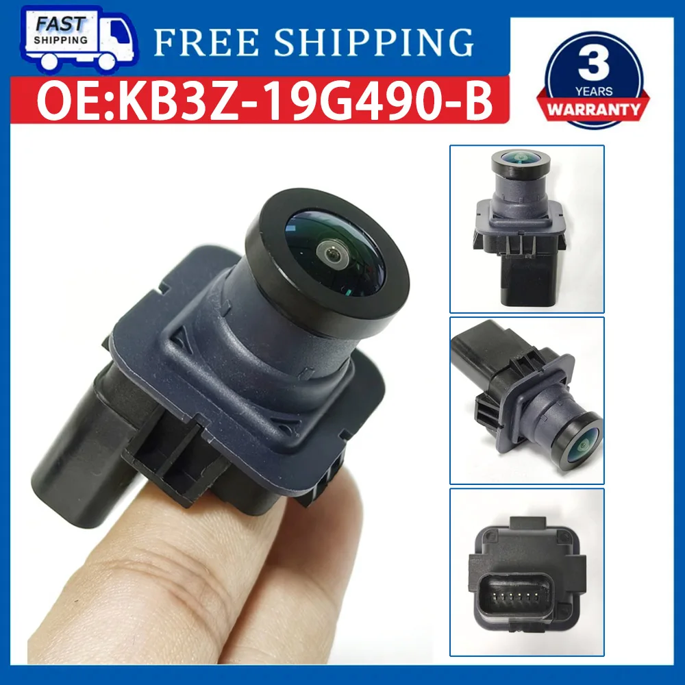 NEW KB3Z-19G490-B KB3Z19G490B Car Rear View Parking Reversing Backup Camera For Ford Ranger 2019-2021 Car Camera Accessories
